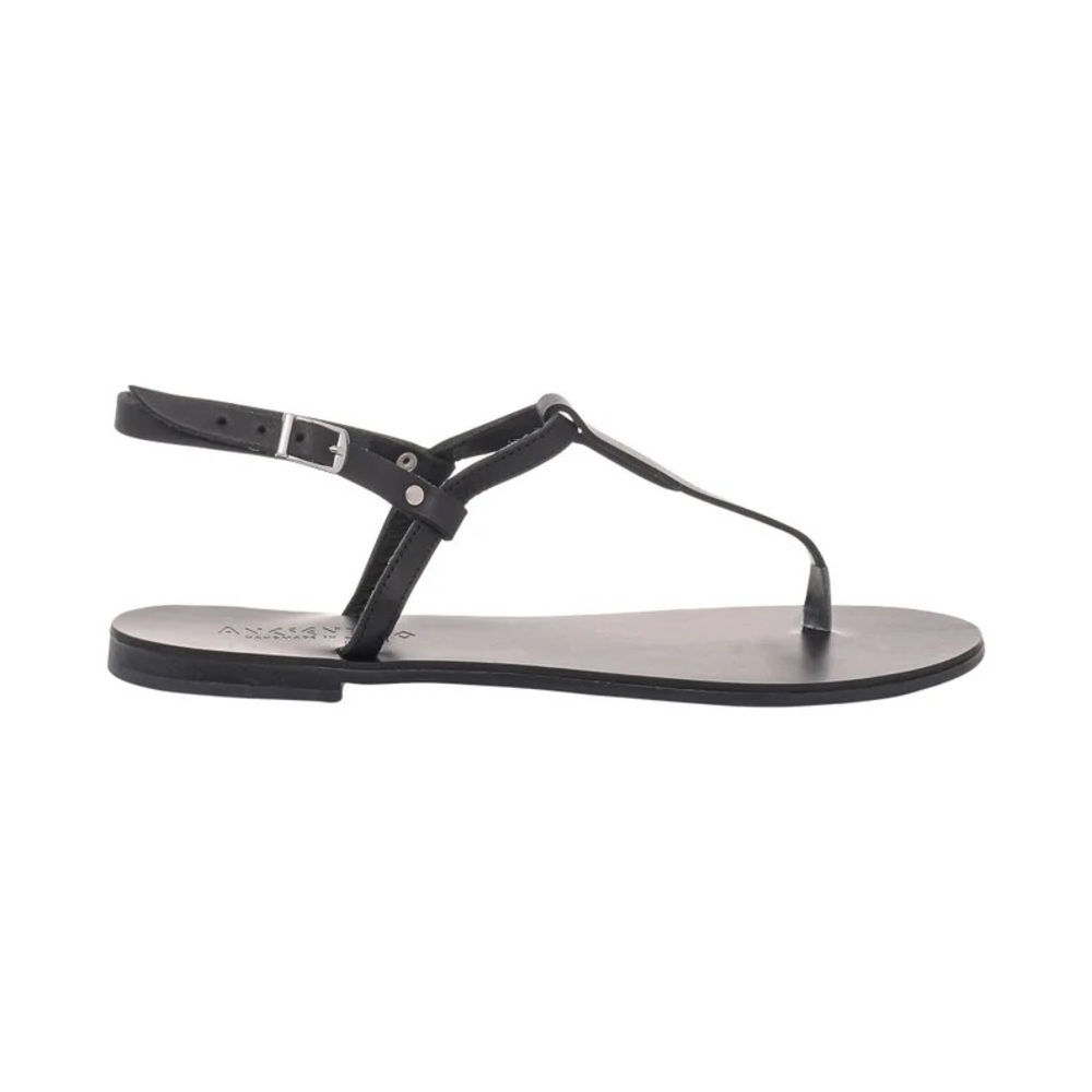 Ancientoo handmade leather T-strap sandals are crafted in Greece